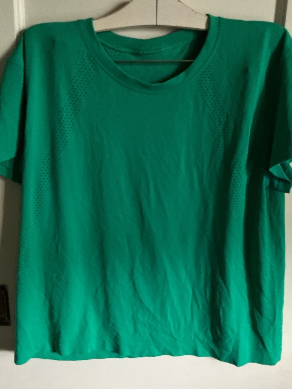 lululemon athletica Teal Short Sleeve Crewneck Top